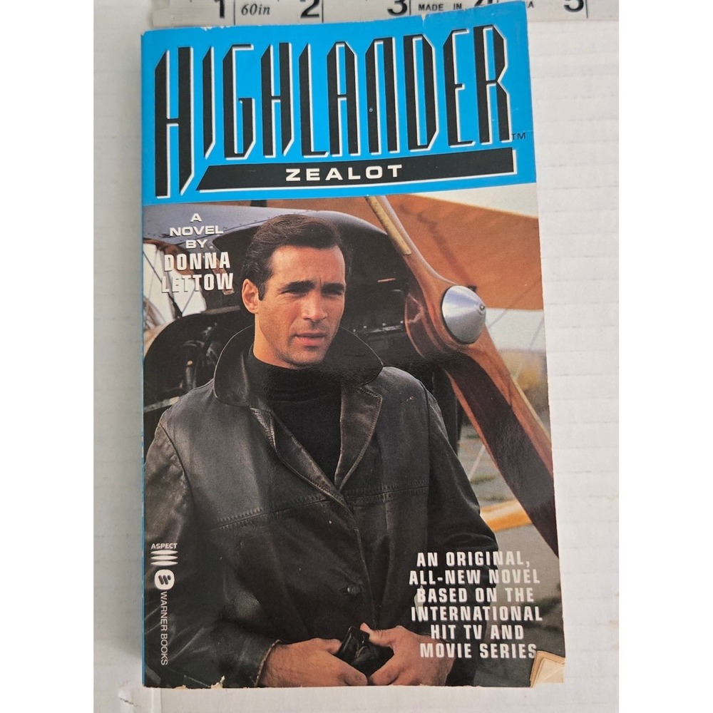 Highlander Zealot Donna Lettow 1997 Vintage Sci-Fi Fantasy TV Tie-In PB‎ Novel